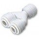 Raccord rapide triple 1/4''